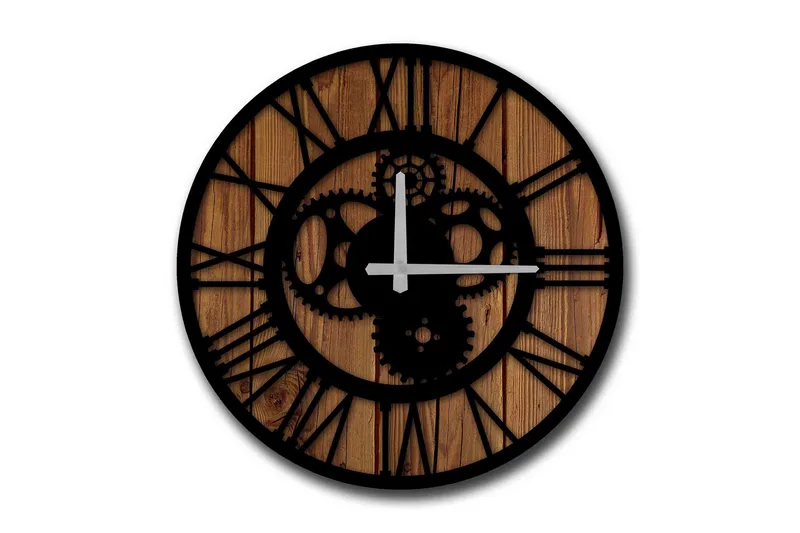 Väggdekor MDF Klocka