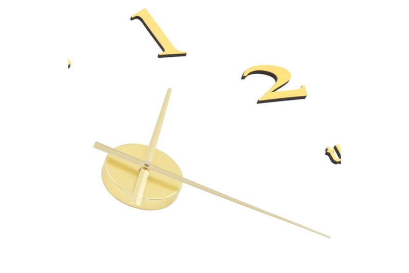 Väggklocka 3D modern design 100 cm XXL guld - Inredning & dekor - Dekor & inredningsdetaljer