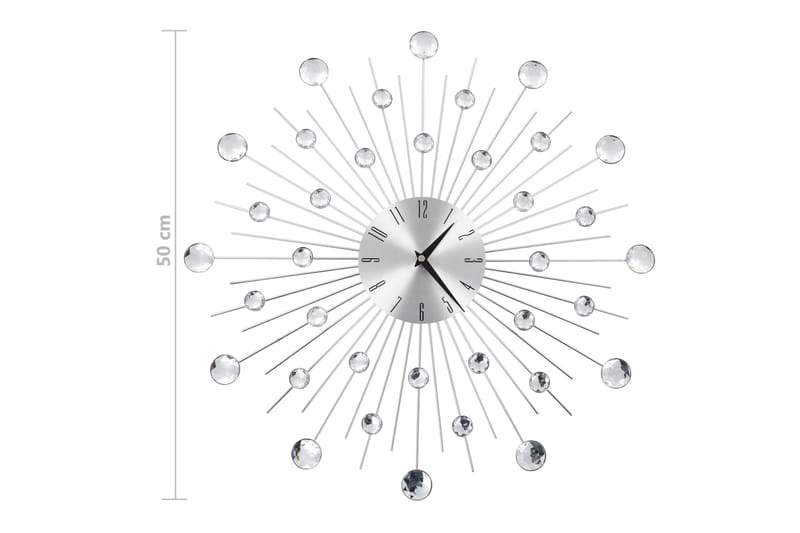 Väggklocka med Quartz-urverk 50 cm modern design - Inredning & dekor - Dekor & inredningsdetaljer