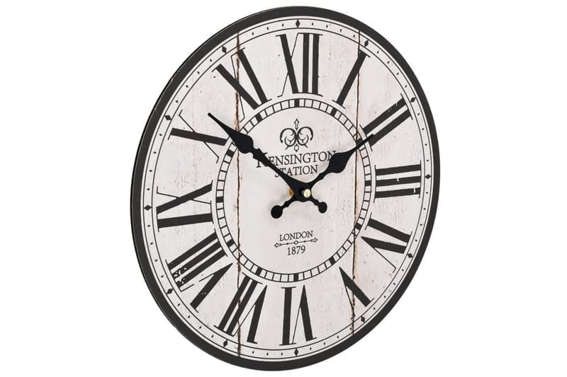 Väggklocka vintage London 30 cm - Vit - Inredning & dekor - Dekor & inredningsdetaljer