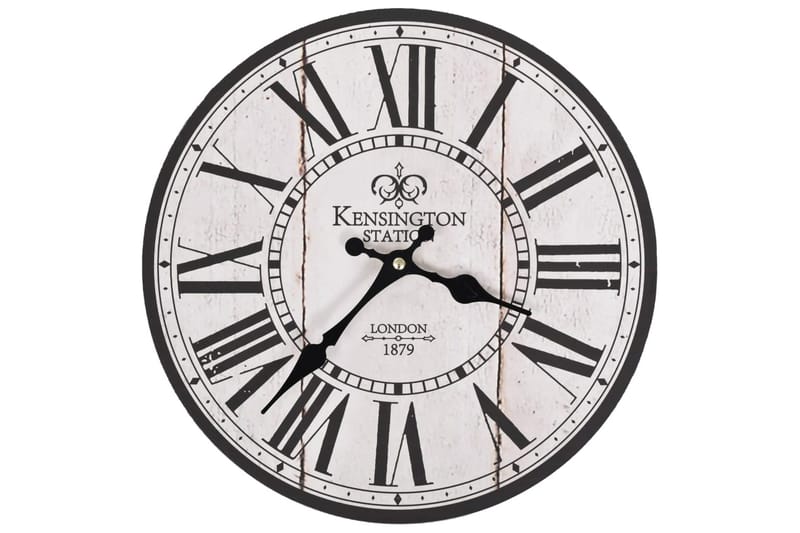 Väggklocka vintage London 30 cm - Vit - Inredning & dekor - Dekor & inredningsdetaljer