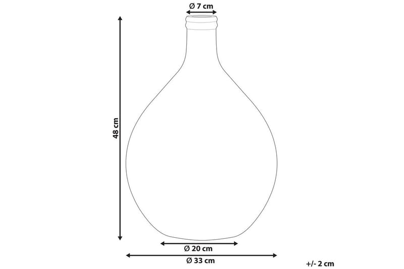 Dekorationsvas Chatni - Inredning & dekor - Dekor & inredningsdetaljer - Vaser - Glasvas