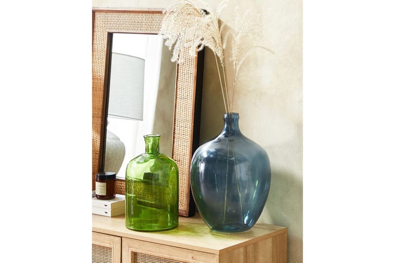 Dekorationsvas Roti Blå - Blå - Inredning & dekor - Dekor & inredningsdetaljer - Vaser - Glasvas