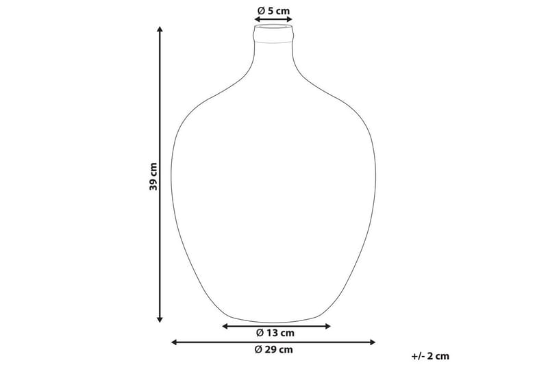 Dekorationsvas Roti Ljusblå - Ljusblå - Inredning & dekor - Dekor & inredningsdetaljer - Vaser - Glasvas