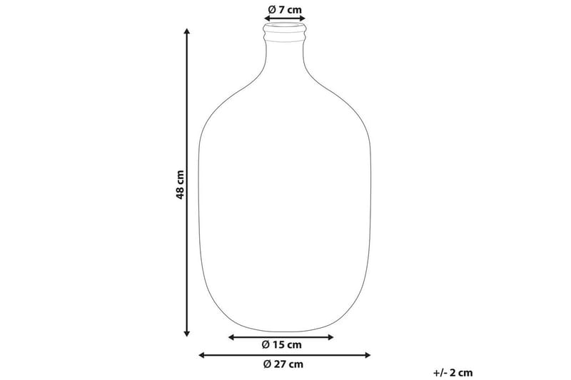Dekorationsvas Samosa - Inredning & dekor - Dekor & inredningsdetaljer - Vaser - Glasvas