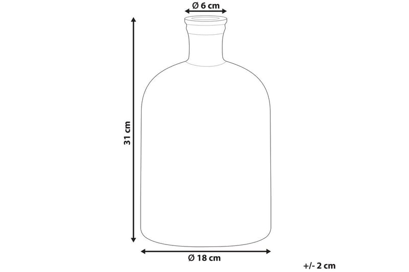 Dekorationsvas Pulao - Inredning & dekor - Dekor & inredningsdetaljer - Vaser - Glasvas