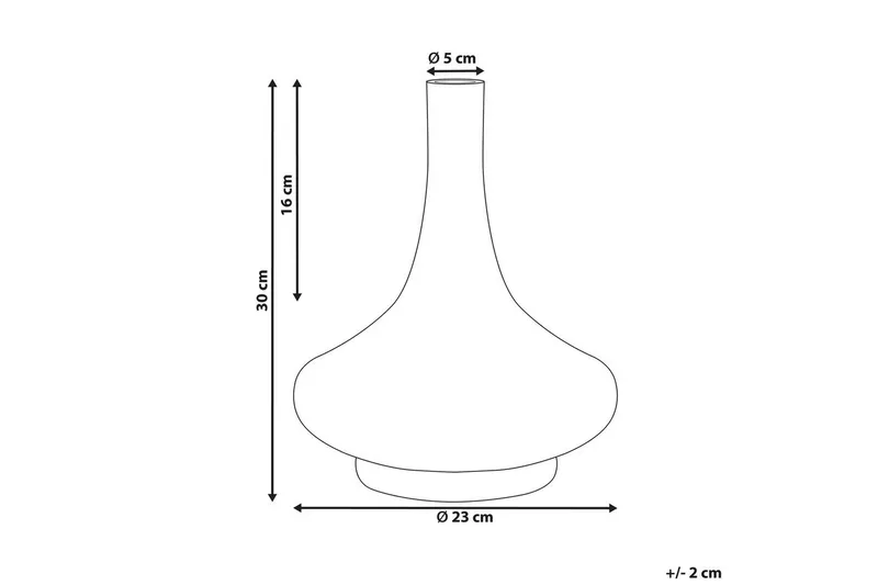 Dekorationsvas Paneer - Inredning & dekor - Dekor & inredningsdetaljer - Vaser - Glasvas