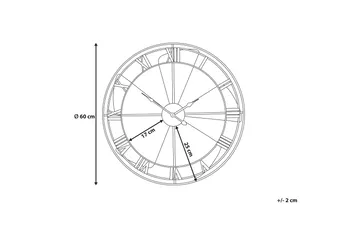 Wikon Väggklocka 60 cm - Flerfärgad - Inredning & dekor - Dekor & inredningsdetaljer