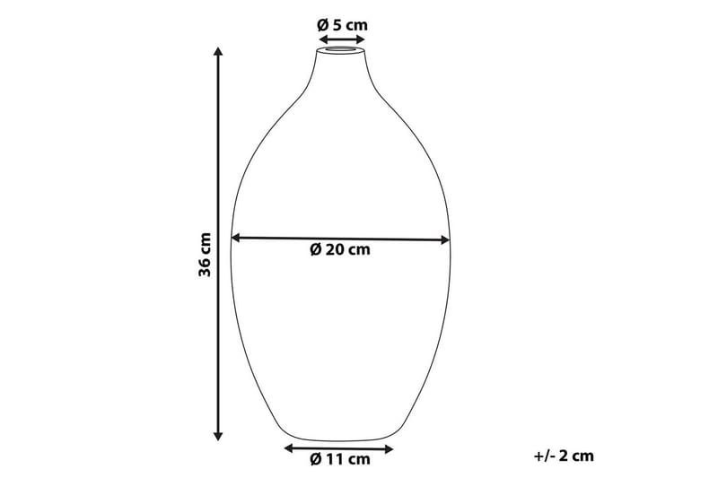 Dekorationsvas Baeza 20x20x36 cm - 20x20x36 cm - Inredning & dekor - Dekor & inredningsdetaljer