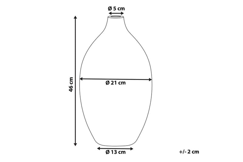 Dekorationsvas Baeza 21x21x46 cm - 21x21x46 cm - Inredning & dekor - Dekor & inredningsdetaljer