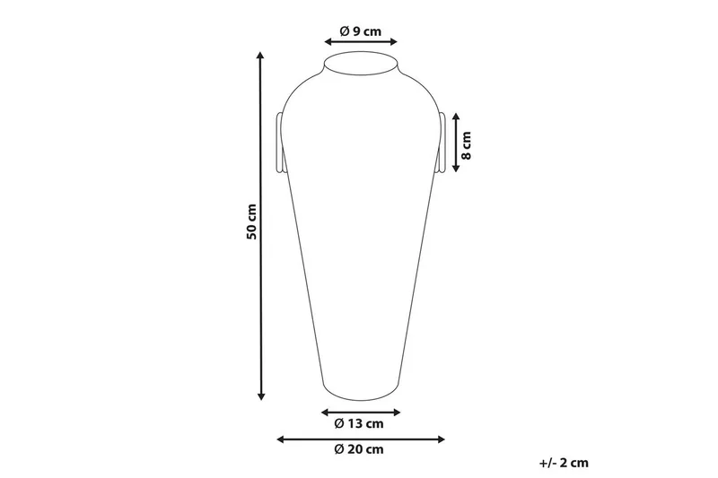Dekorationsvas Elatia 20x20x50 cm - 20x20x50 cm - Inredning & dekor - Dekor & inredningsdetaljer