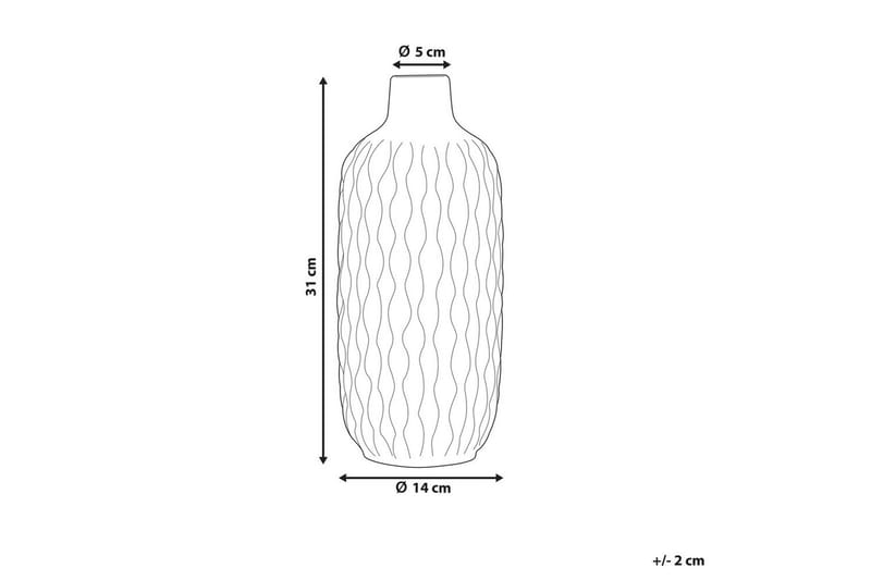 Dekorationsvas Emar Vit - Vit - Inredning & dekor - Dekor & inredningsdetaljer