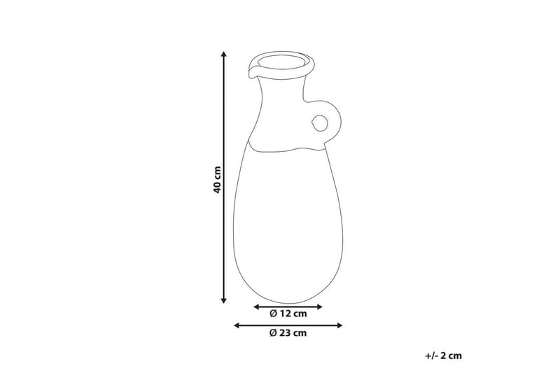 Dekorationsvas Velia 23x23x40 cm - 23x23x40 cm - Inredning & dekor - Dekor & inredningsdetaljer