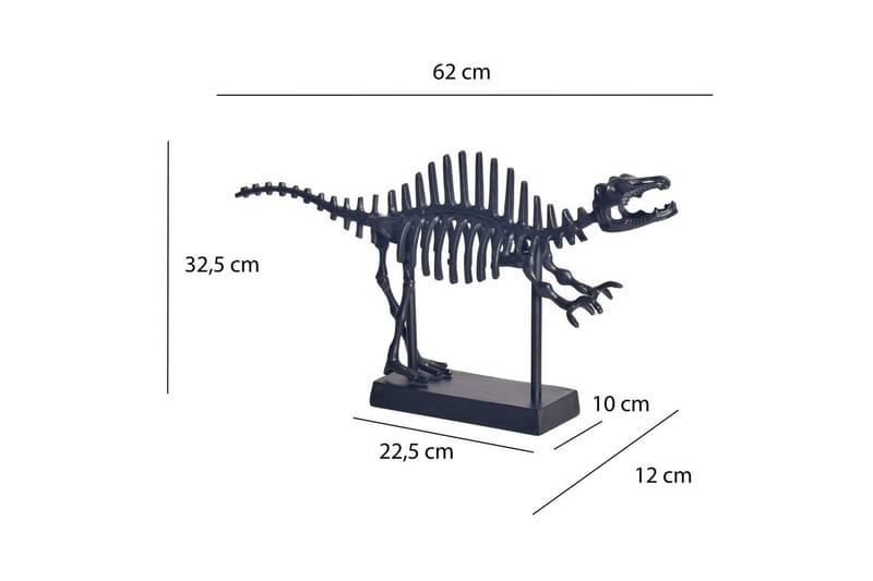 Dekorativ figur Wohnling Dekorativ T-Rex Aluminium Modern - Inredning & dekor - Dekor & inredningsdetaljer