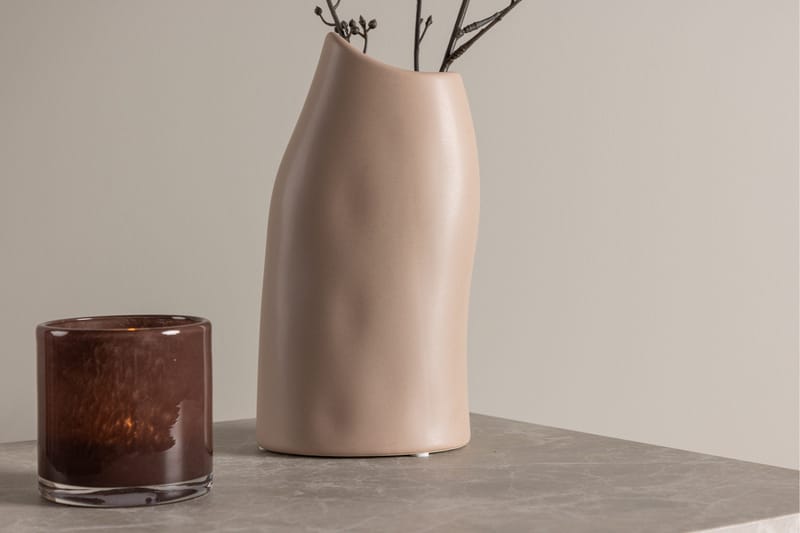 Ernst Vas 9x9 cm - Ljusrosa - Inredning & dekor - Dekor & inredningsdetaljer
