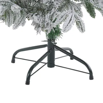 Bassie Liten Snöig Plastgran 120 cm - Vit|Grön - Inredning & dekor - Julpynt & helgdekoration - Julpynt & juldekoration - Plastgran