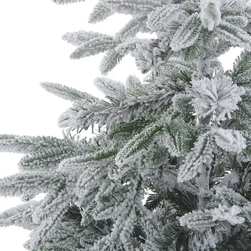 Bassie Liten Snöig Plastgran 120 cm - Vit|Grön - Inredning & dekor - Julpynt & helgdekoration - Julpynt & juldekoration - Plastgran