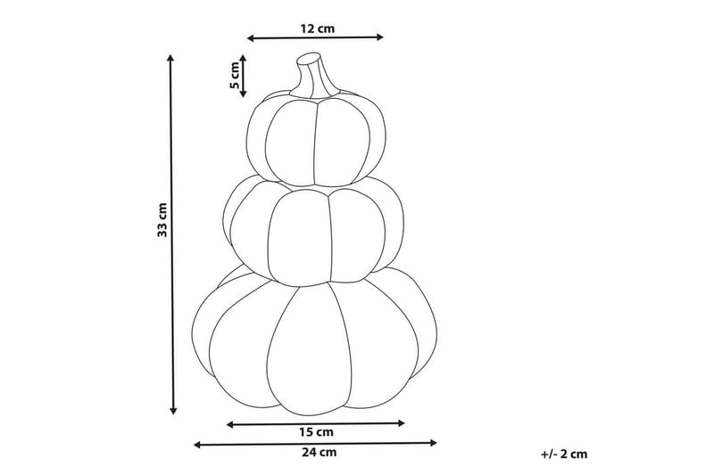 Prydnadsfigur Kalamata - Inredning & dekor - Julpynt & helgdekoration - Halloweenpynt & halloweendekoration - Dekorativ halloweenpumpa