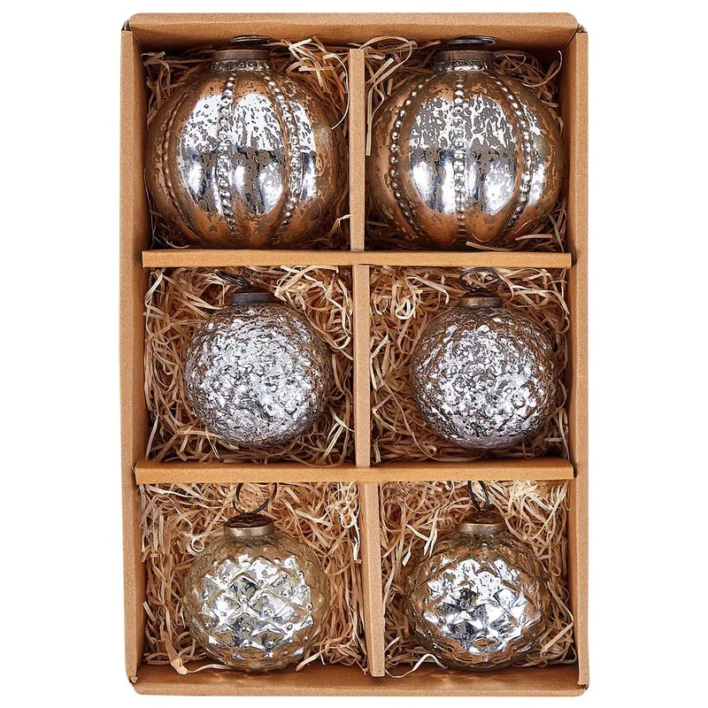 Julgranskula Argentin Set med 6 - Silver - Inredning & dekor - Julpynt & helgdekoration - Julpynt & juldekoration - Julgranspynt