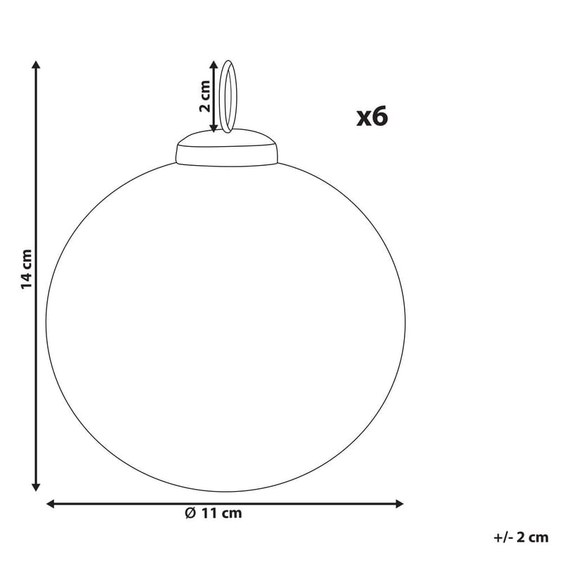 Julgranskula Astral Set med 6 - Inredning & dekor - Julpynt & helgdekoration - Julpynt & juldekoration