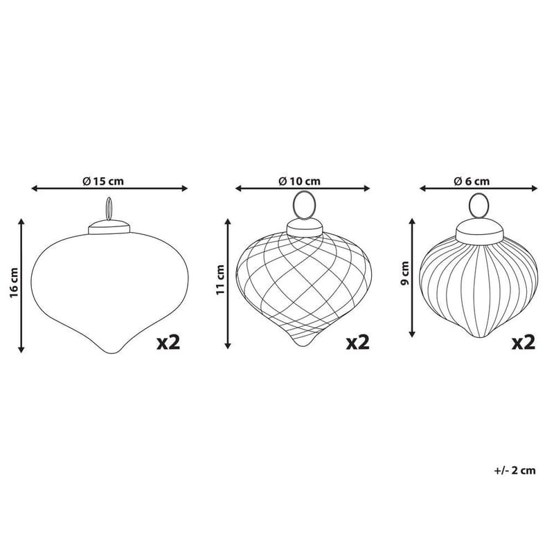 Julgranskula Astrale Set med 6 - Inredning & dekor - Julpynt & helgdekoration - Julpynt & juldekoration - Julgranspynt