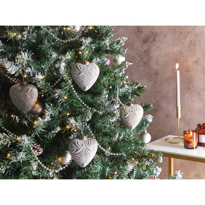 Julgranskula Feriable Set med 4 - Grå, Silver, Guld - Inredning & dekor - Julpynt & helgdekoration - Julpynt & juldekoration - Julgranspynt