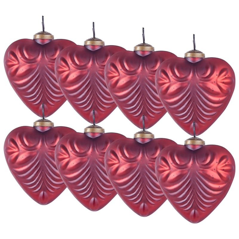 Julgranskula Feriable Set med 8 - Röd, Guld - Inredning & dekor - Julpynt & helgdekoration - Julpynt & juldekoration