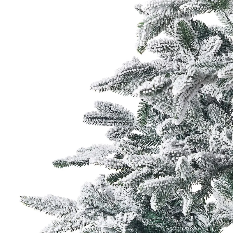 Bassie Snöig Plastgran 240 cm - Vit|Grön - Inredning & dekor - Julpynt & helgdekoration - Julpynt & juldekoration - Plastgran