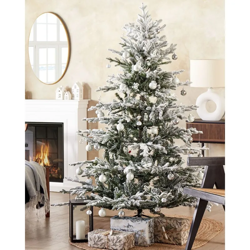 Brisco Snöig Plastgran 180 cm - Vit|Grön - Inredning & dekor - Julpynt & helgdekoration - Julpynt & juldekoration - Plastgran