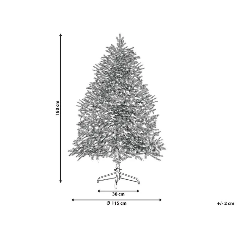 Brisco Snöig Plastgran 180 cm - Vit|Grön - Inredning & dekor - Julpynt & helgdekoration - Julpynt & juldekoration - Plastgran