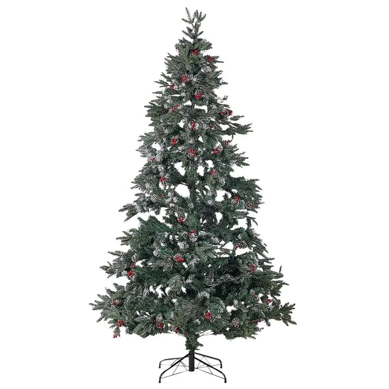 Denali Plastgran 240 cm, Grön|Röd|Vit