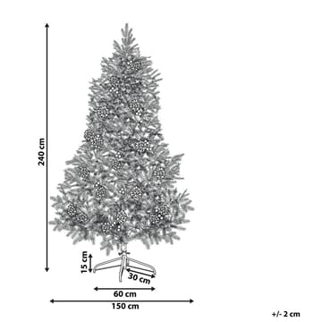 Denali Plastgran 240 cm - Grön|Röd|Vit - Inredning & dekor - Julpynt & helgdekoration - Julpynt & juldekoration - Plastgran