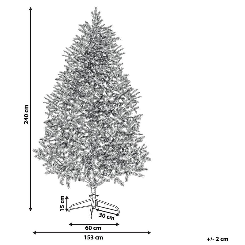 Huxley Plastgran 240 cm - Grön - Inredning & dekor - Julpynt & helgdekoration - Julpynt & juldekoration - Plastgran