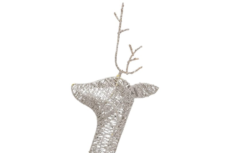 Juldekoration renar 270x7x90 cm guld varmvit - Guld - Inredning & dekor - Julpynt & helgdekoration - Julpynt & juldekoration