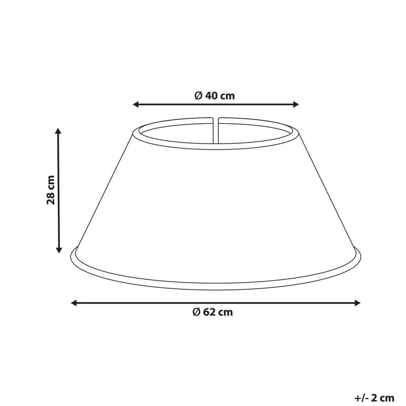 Julgranskrage Bougie - 62x62x28 cm - Inredning & dekor - Julpynt & helgdekoration - Julpynt & juldekoration - Julgransfot