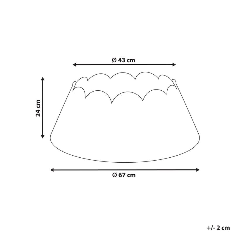 Julgranskrage Givre - Inredning & dekor - Julpynt & helgdekoration - Julpynt & juldekoration - Julgransmatta