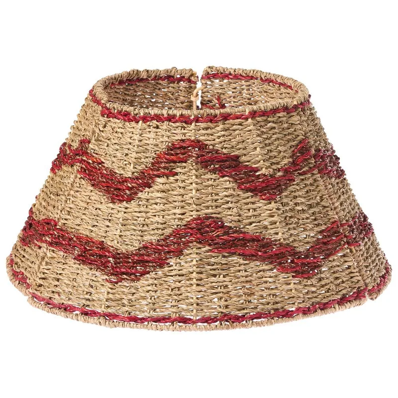 Julgranskrage Hiver, Naturlig, Röd 43x43x24 cm