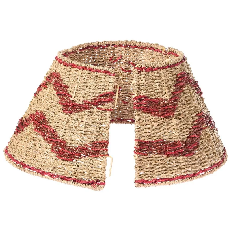 Julgranskrage Hiver - Naturlig, Röd 43x43x24 cm - Inredning & dekor - Julpynt & helgdekoration - Julpynt & juldekoration - Julgransfot