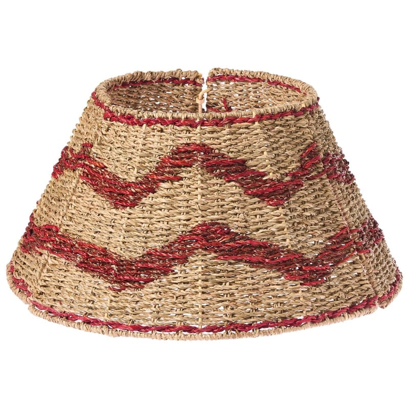 Julgranskrage Hiver - Naturlig, Röd 43x43x24 cm - Inredning & dekor - Julpynt & helgdekoration - Julpynt & juldekoration - Julgransfot