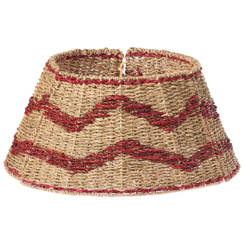 Julgranskrage Hiver, Naturlig, Röd 51x51x24 cm