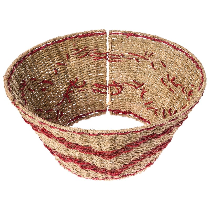 Julgranskrage Hiver - Naturlig, Röd 51x51x24 cm - Inredning & dekor - Julpynt & helgdekoration - Julpynt & juldekoration - Julgransfot