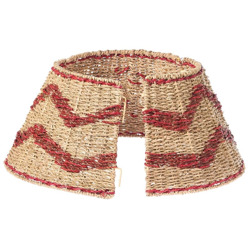 Julgranskrage Hiver - Naturlig, Röd 51x51x24 cm - Inredning & dekor - Julpynt & helgdekoration - Julpynt & juldekoration - Julgransfot