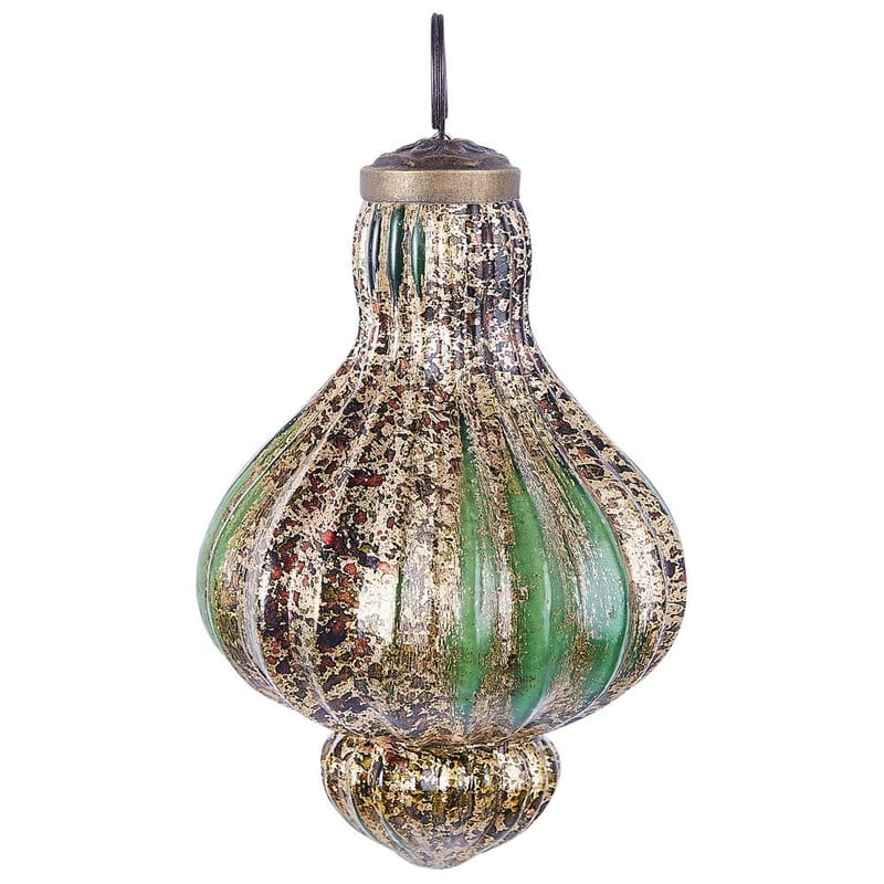 Julgranskula Brillant Set med 8 - Guld, Grön - Inredning & dekor - Julpynt & helgdekoration - Julpynt & juldekoration - Julgranspynt