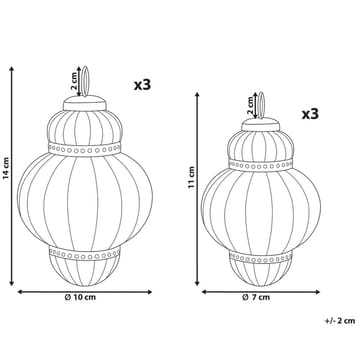 Julgranskula Cremeux Set med 6 - Inredning & dekor - Julpynt & helgdekoration - Julpynt & juldekoration - Julgranspynt