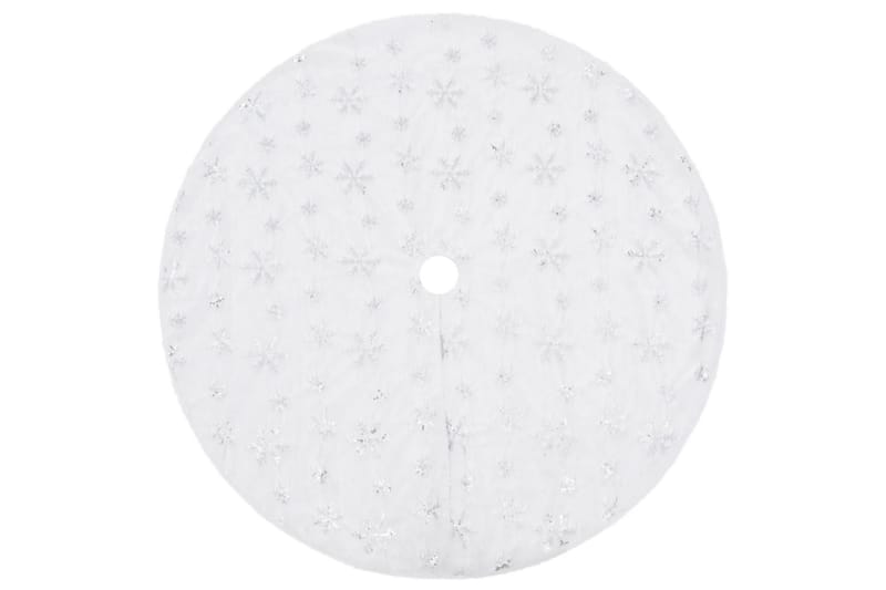Julgranskrage lyxig vit Ã˜90 cm fuskpäls - Vit - Julgranspynt