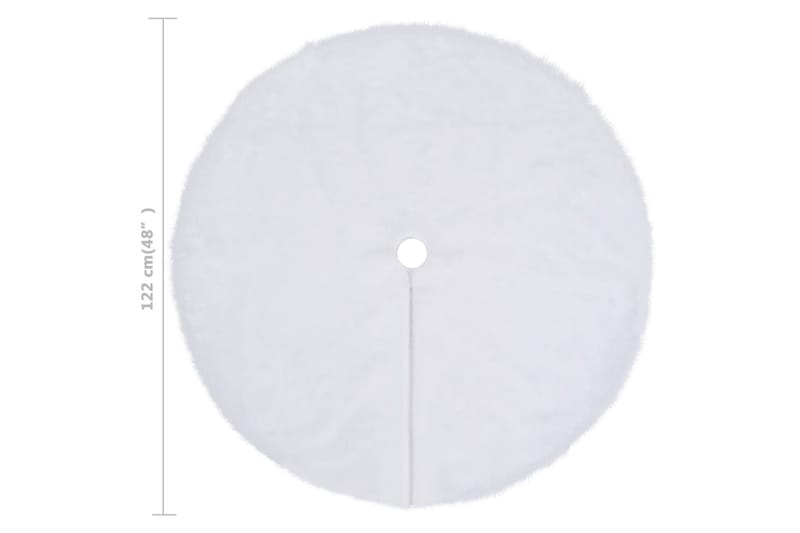 Julgranskrage vit 122 cm fuskpäls - Vit - Inredning & dekor - Julpynt & helgdekoration - Julpynt & juldekoration - Julgranspynt
