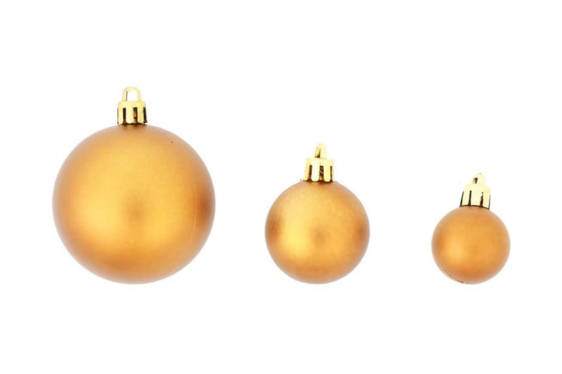 Julgranskulor 100 delar set 3/4/6 cm brun/brons/guld - Inredning & dekor - Julpynt & helgdekoration - Julpynt & juldekoration - Julgranspynt