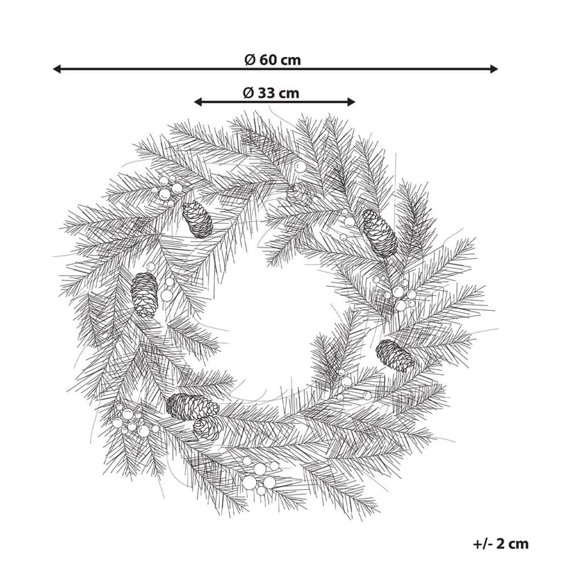 Julkrans Elbrus - Inredning & dekor - Julpynt & helgdekoration - Julpynt & juldekoration - Julkrans