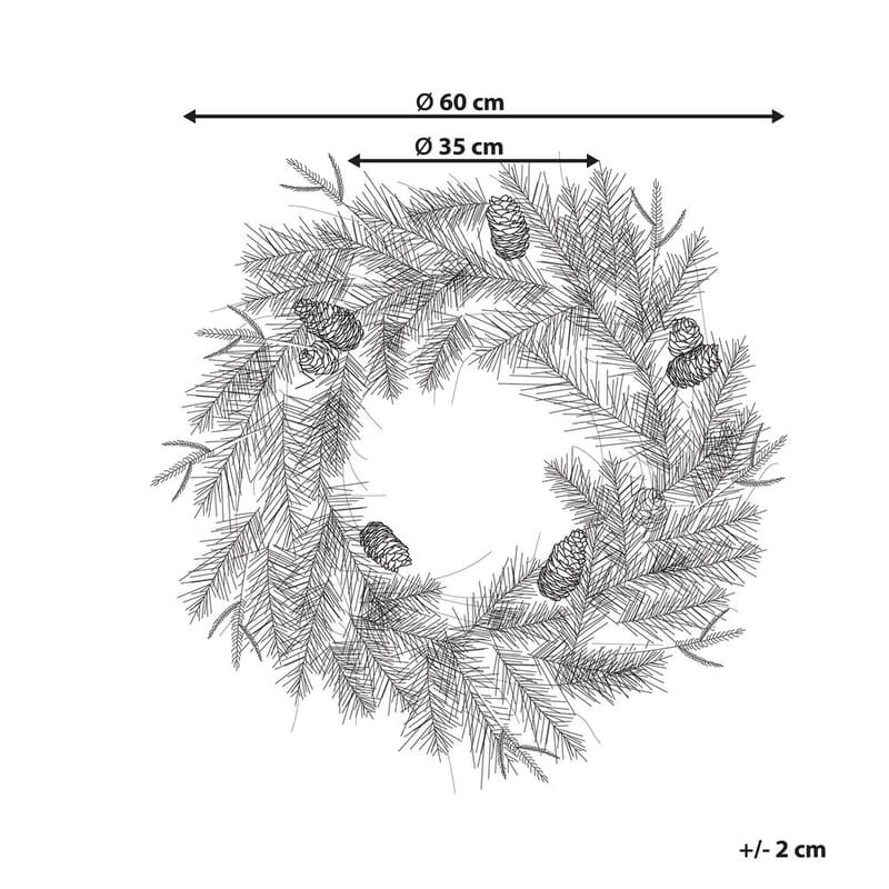 Julkrans Kamerun - Inredning & dekor - Julpynt & helgdekoration - Julpynt & juldekoration - Julkrans
