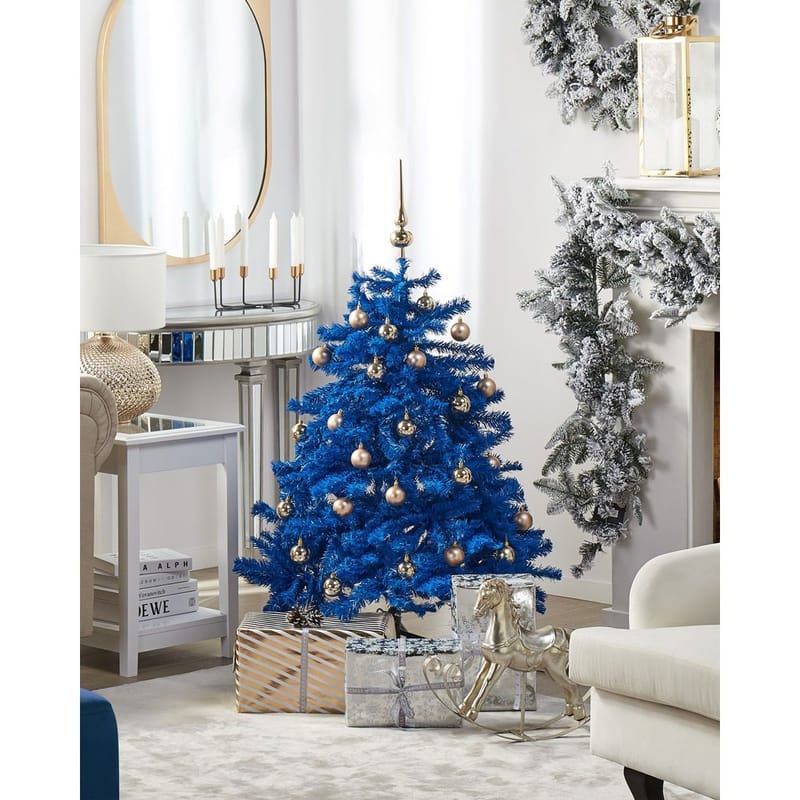 Konstgjord Julgran Farnham - Blå 100x100x120 cm - Inredning & dekor - Julpynt & helgdekoration - Julpynt & juldekoration - Plastgran